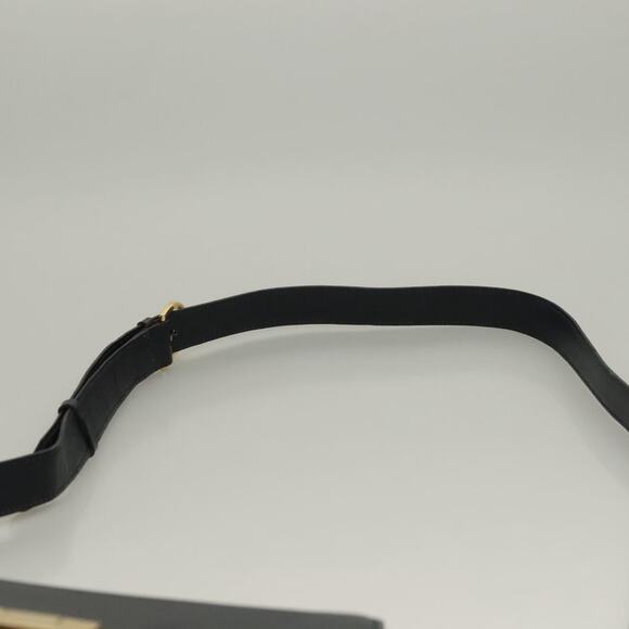 CELINE Shoulder Bag Leather Navy Gold - Picture 8 of 13